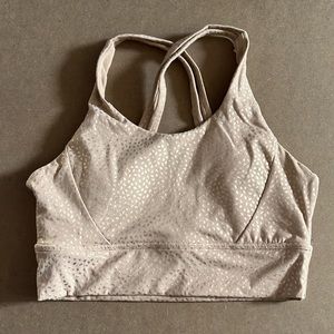 BuffBunny Rosa Sports Bra - Beige Gold Bossy
